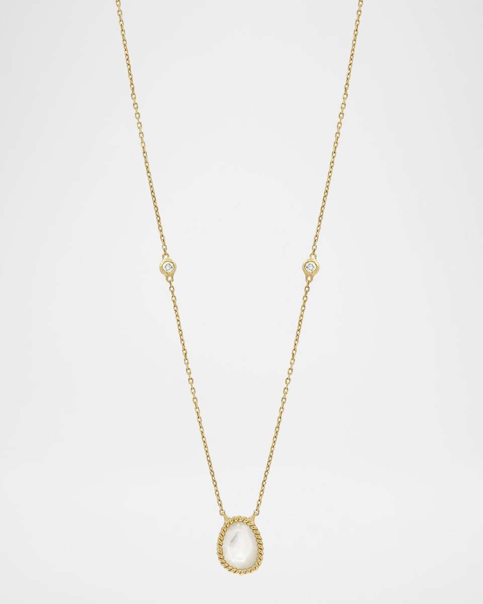 Nina Mariner 18K Yellow Gold Necklace with Mother-Of-Pearl